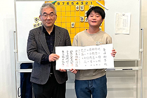 卒業者の角田　翔吾さん