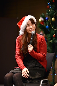 クリスマスフェスタ2017　トークショーでの藤田女流二段