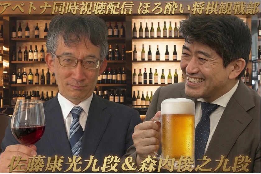 8/1(土)ほろ酔い将棋観戦部・佐藤康光九段＆森内俊之九段【ABEMA地域トーナメント2026同時視聴配信】