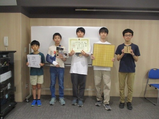 将棋教室対抗戦優勝チーム