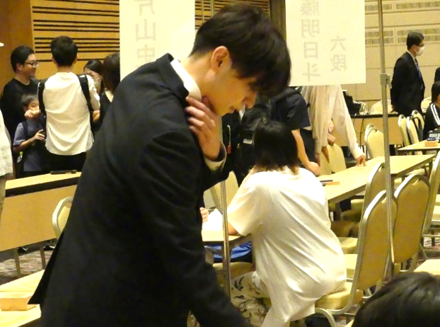 斎藤明日斗六段による指導対局