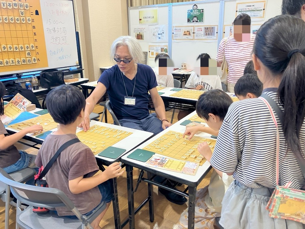 こども霞が関見学デー 将棋ブースの様子2