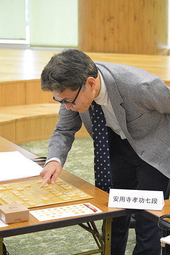 指導対局の様子