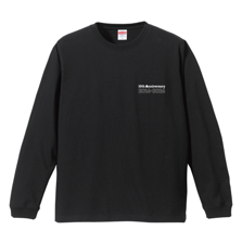 ロングTシャツ 黒 表