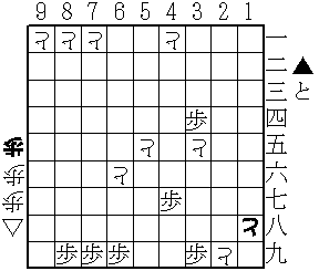 はさみ将棋進行例13-a