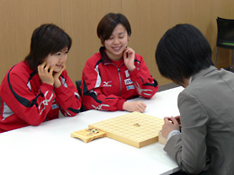 矢内女流名人 福原愛選手 福岡春菜選手と対談 将棋ニュース 日本将棋連盟