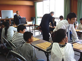 青ヶ島村ふれあい将棋講習会の模様02