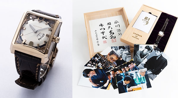 MINASE×将棋連盟コラボ腕時計「SHOGI HEISEI MEMORIAL MODEL」