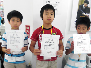 夏休み子ども将棋大会in新宿、7月大会結果(初心クラス)