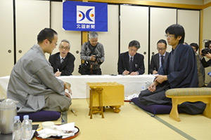 第42期棋王戦五番勝負第2局感想戦の模様