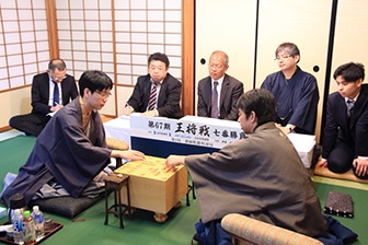 第67期王将戦七番勝負第1局感想戦の模様