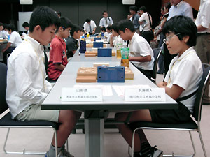 小学生の部準決勝の様子