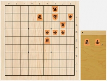 2017年4月23日の詰将棋（中村太地作、9手詰）