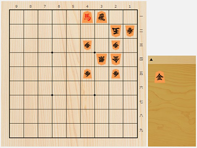 2017年8月8日の詰将棋（5手詰）