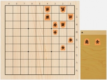 2017年11月12日の詰将棋（中村修作、11手詰）