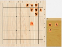 2018年3月24日の詰将棋（安西勝一作、9手詰）