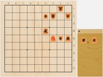 2018年6月23日の詰将棋（池永天志作、9手詰）