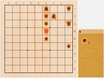 2019年7月13日の詰将棋（佐藤義則作、9手詰）