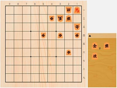 年4月14日の詰将棋 5手詰 詰将棋 次の一手 日本将棋連盟