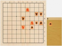 2021年10月12日の詰将棋（5手詰）