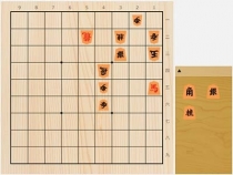 2022年8月13日の詰将棋（中村修作、9手詰）