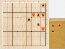 2022年8月21日の詰将棋（武者野勝巳作、9手詰）