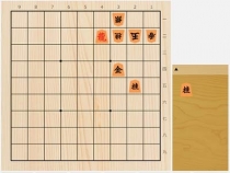 2022年9月19日の詰将棋（小林健二作、9手詰）