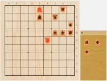 2022年10月16日の詰将棋（上村亘作、11手詰）