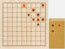 2022年10月19日の詰将棋（杉本和陽作、9手詰）