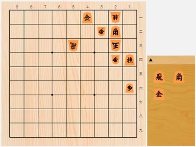 2023年2月25日の詰将棋（西村一義作、9手詰）