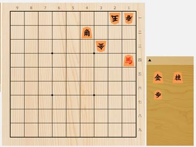 2024年4月3日の詰将棋（上村亘作、9手詰）