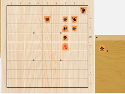 2024年7月30日の詰将棋（5手詰）
