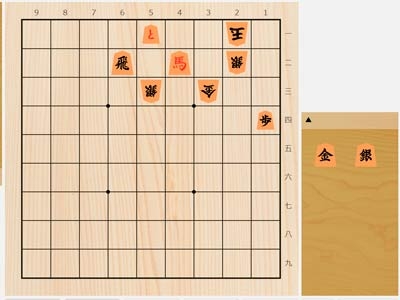 2024年9月21日の詰将棋（塚田泰明作、9手詰）