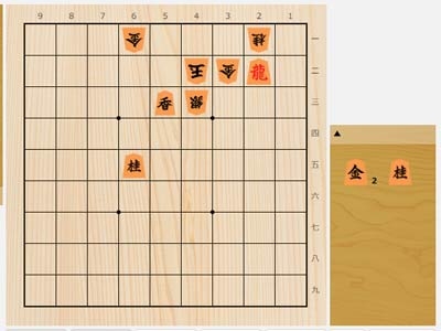 2025年2月13日の詰将棋（有森浩三作、9手詰）